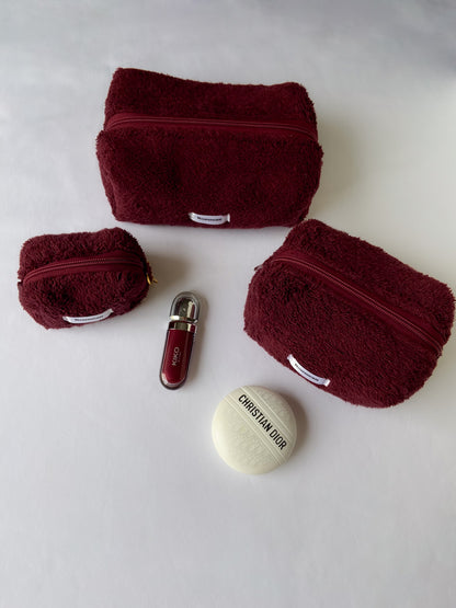 Beauty case Lux Deep Burgundy